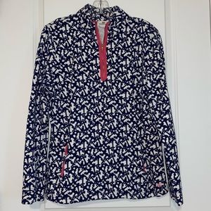 Quarter zip printed Shep Shirt